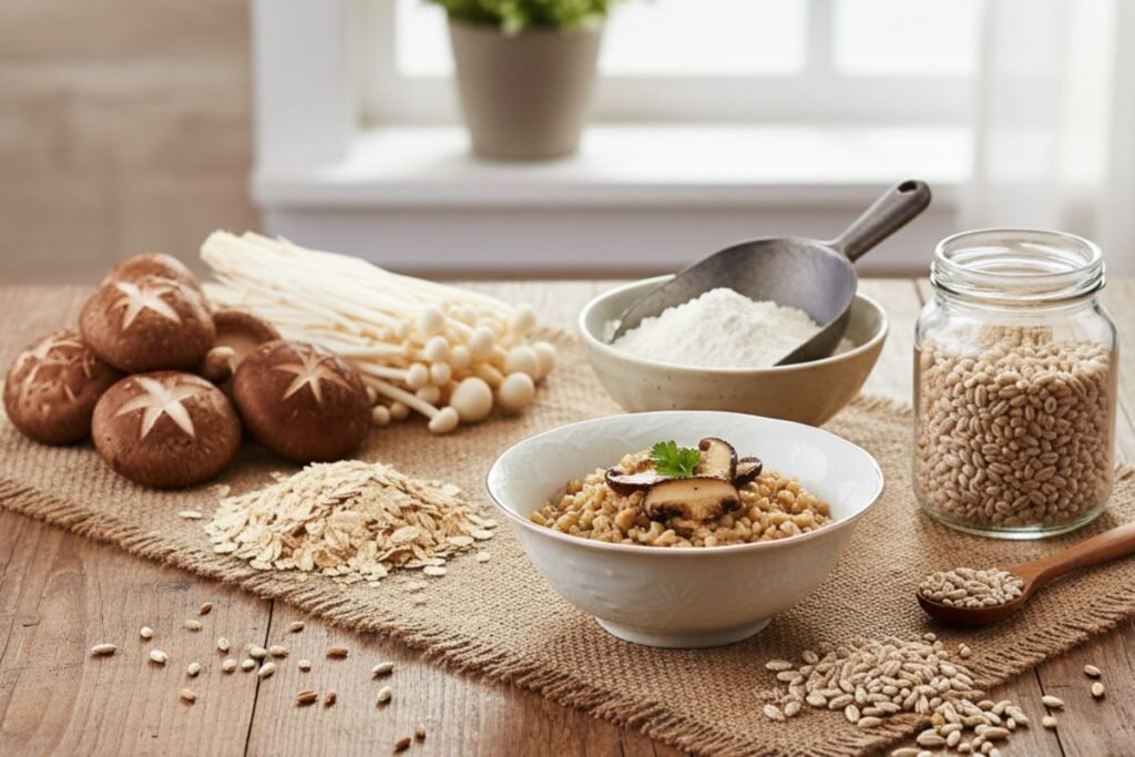 Beta gliukanai maiste