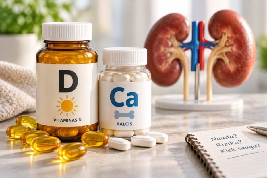 Vitaminas D stiprina kaulus, bet inkstams gali nepatikti: štai kur riba